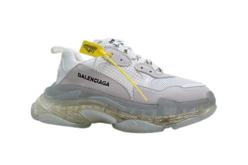 Triple S White Transparent