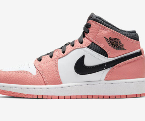AIR JORDAN 1 MID GS PINK QUARTZ