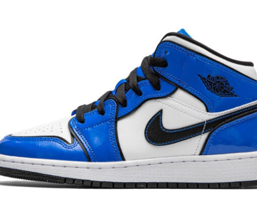 NIKE AIR JORDAN 1 MID SIGNAL BLUE