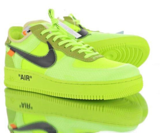Alternative view of NIKE AIR FORCE X OFF WHITE VOLT 2.0