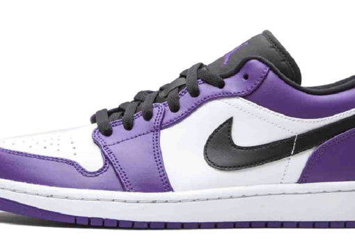 NIKE AIR JORDAN 1 LOW COURT PURPLE WHITE
