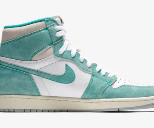 Alternative view of NIKE AIR JORDAN 1 Turbo Green Flight Nostalgia