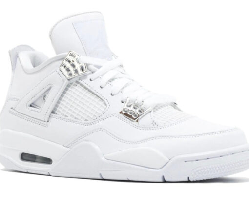 Alternative view of NIKE AIR JORDAN 4 WHITE