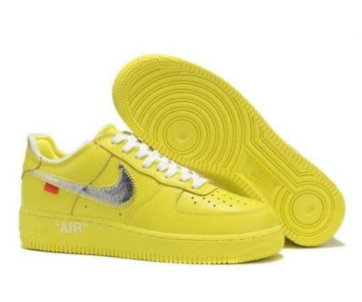 Alternative view of NIKE AIR FORCE X OFF WHITE 20 YELLOW