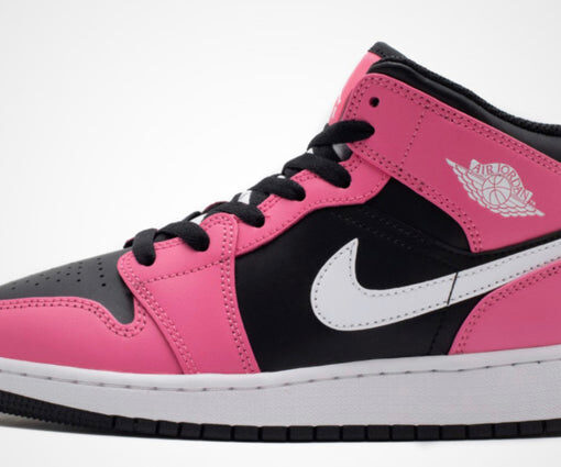 NIKE AIR JORDAN 1 MID PINK BLACK
