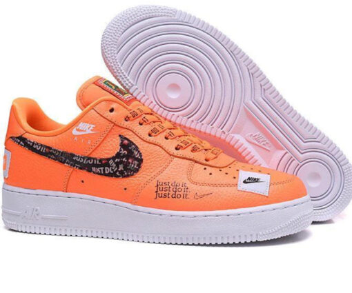 Alternative view of Air Force ‚Just Do It’ Orange