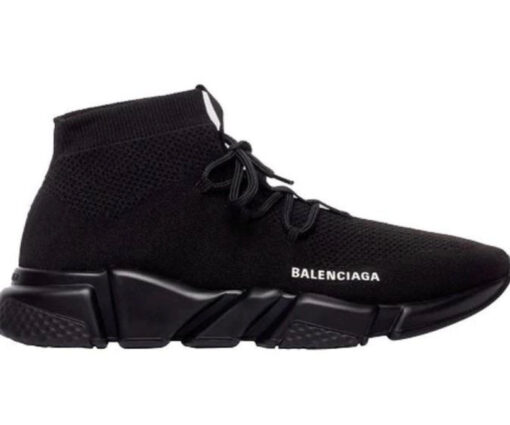 BALENCIAGA SPEED TRAINER LACE UP BLACK