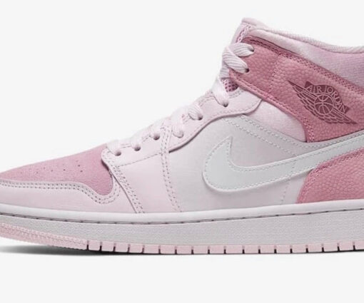 NIKE AIR JORDAN WMNS MID WHITE DIGITAL PINK