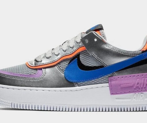 Alternative view of NIKE AIR FORCE SHADOW METALIC PURPLE