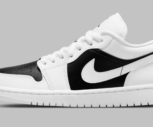NIKE AIR JORDAN 1 LOW WHITE BLACK
