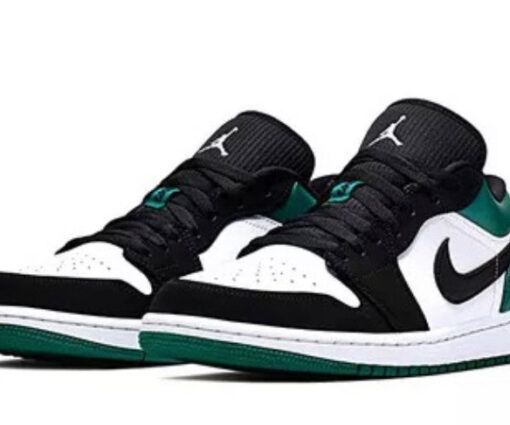 Alternative view of NIKE AIR JORDAN 1 LOW GREEN PRIDE