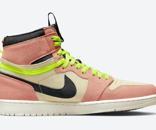 Alternative view of NIKE AIR JORDAN 1 SWITCH PEACH