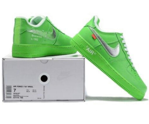 Alternative view of NIKE AIR FORCE X OFF WHITE 20 GREEN