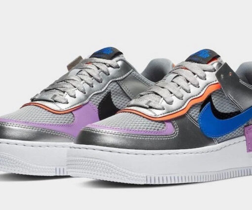 NIKE AIR FORCE SHADOW METALIC PURPLE