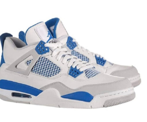 Alternative view of NIKE AIR JORDAN 4 MILITARY BLUE