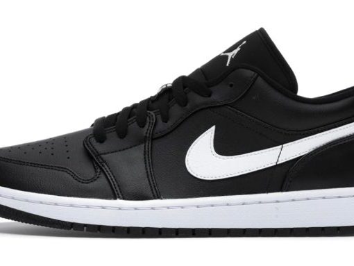 NIKE AIR JORDAN 1 LOW BLACK WHITE