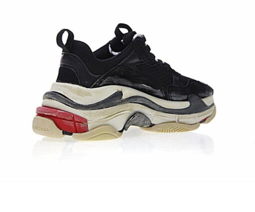 Alternative view of Triple S Black White Red