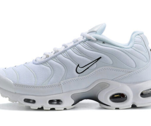 NIKE AIR MAX TN PLUS WHITE BLACK LOGO