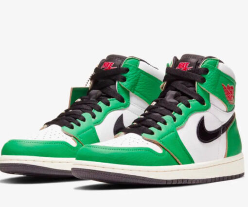 Alternative view of Nike Air Jordan 1 Lucky Green