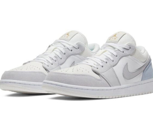 Alternative view of NIKE AIR JORDAN 1 LOW SKY GREY