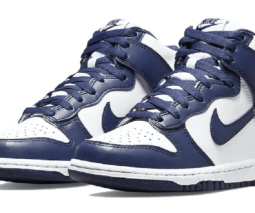 Alternative view of NIKE SB DUNK HIGH MIDNIGHT NAVY