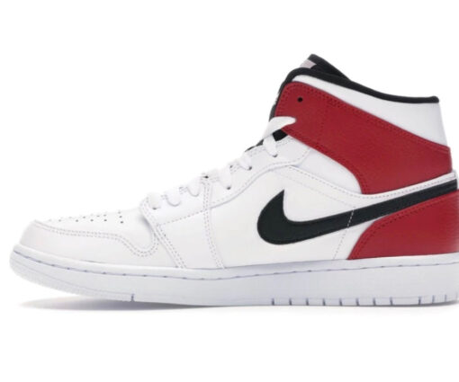 NIKE AIR JORDAN 1 MID WHITE RED