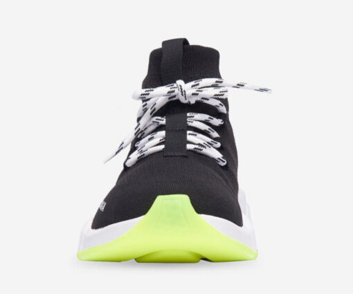Alternative view of Balenciaga Speed Trainer Lace Up Black Yellow