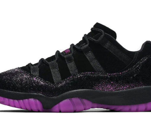 NIKE AIR JORDAN 11 LOW BLACK X PURPLE