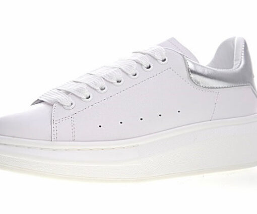 ALEXANDER MCQUEEN WHITE SILVER