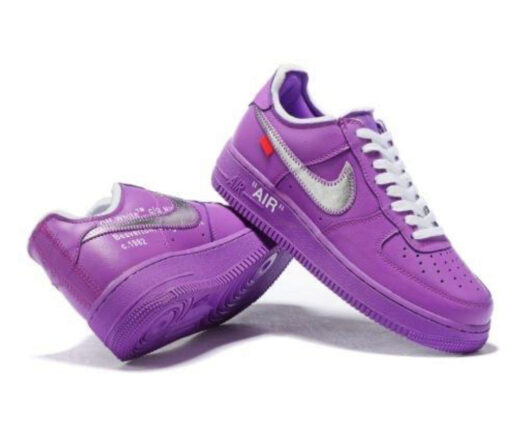 Alternative view of NIKE AIR FORCE X OFF WHITE 20 LILA