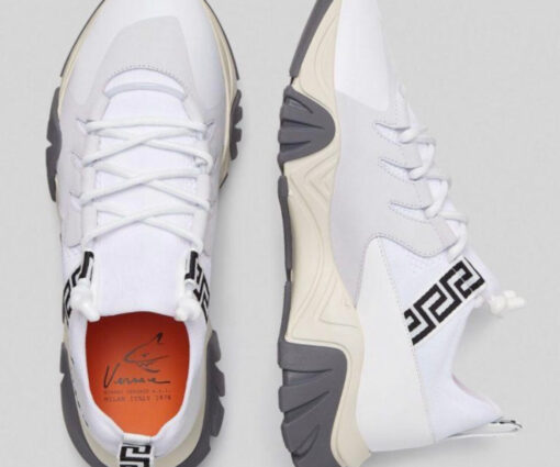 SQUALO TRAINERS KNITE WHITE