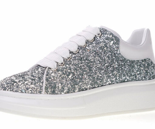 Alexander McQueen Metallic Silver