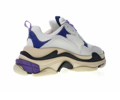 Alternative view of Triple S White Blue Violet