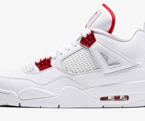 Alternative view of NIKE AIR JORDAN 4 METALIC RED