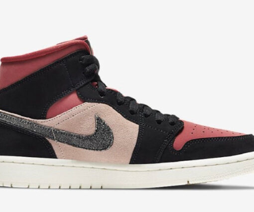 Alternative view of NIKE AIR JORDAN 1 MID CANYON RUST