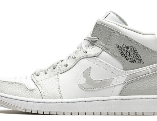 NIKE AIR JORDAN 1 MID GREY CAMO