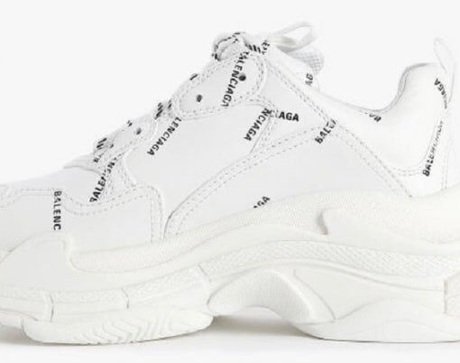 Alternative view of Triple S490 White Logo