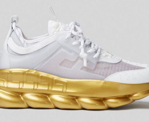 VERSACE CHAIN REACTION WHITE GOLD