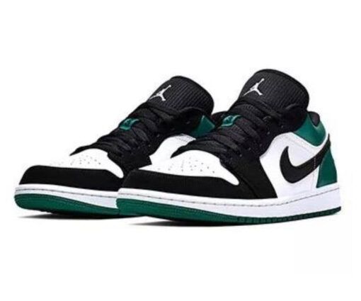 Alternative view of NIKE AIR JORDAN 1 LOW GREEN PRIDE