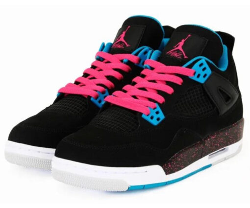 NIKE AIR JORDAN 4 DYNAMIC BLUE PINK
