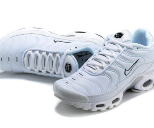 Alternative view of NIKE AIR MAX TN PLUS WHITE BLACK LOGO