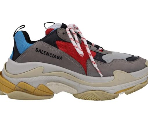 Triple S Grey Red Blue