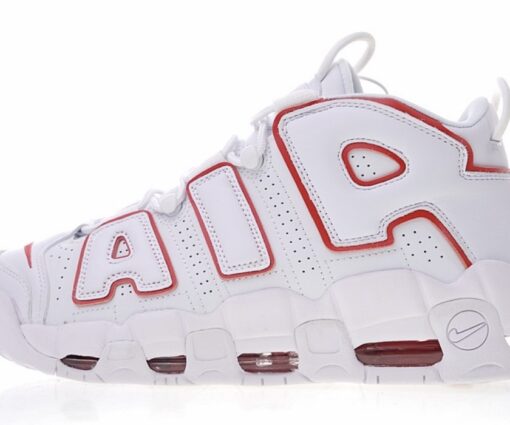 NIKE AIR MORE UPTEMPO WHITE RED