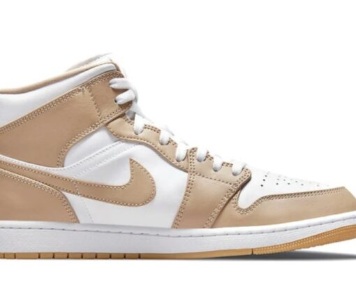 Alternative view of Nike Air Jordan 1 Mid Tan Gum