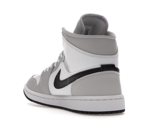 Alternative view of Nike Air Jordan 1 Mid Light Smoke Grey