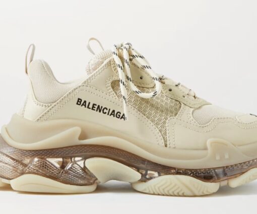 Balenciaga Triple S Clear Sole Beige