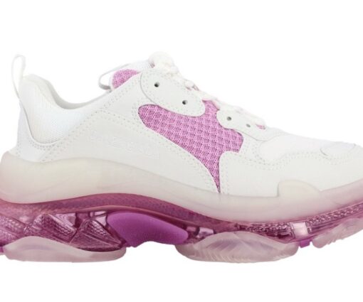 Balenciaga Triple S Clear Sole White Pink
