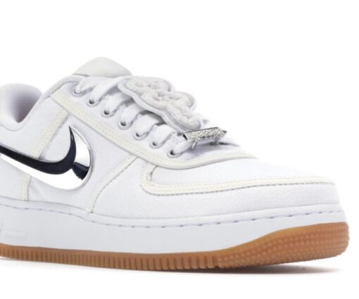 Alternative view of Nike Air Force Travis Scott White