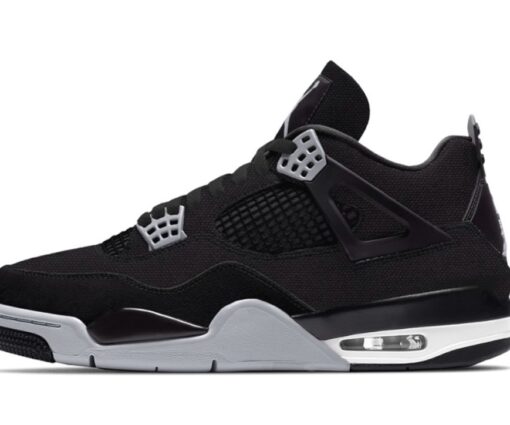 Nike Air Jordan 4 Black Canvas