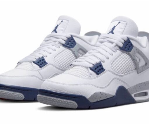 Alternative view of Nike Air Jordan 4 Midnight Navy